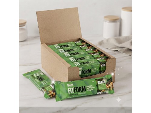 Pachet 10+2 Batoane proteice vegane Redis, FitForm-R 50 gr